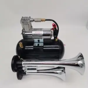 Airmax Air Horn Kit - Compressor Mounted On Tank