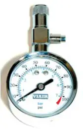 Airmax Analogue Tyre Pressure Gauge 2" 0-2.5 Bar